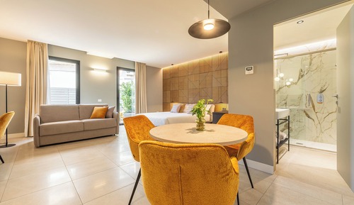 Suite estudio familiar, terraza
