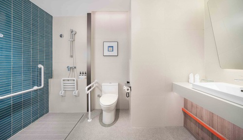 Habitación, 1 cama de matrimonio grande, accesible para personas con discapacidad