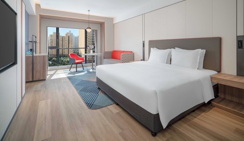 Habitación estándar, 1 cama de matrimonio grande (High Floor)