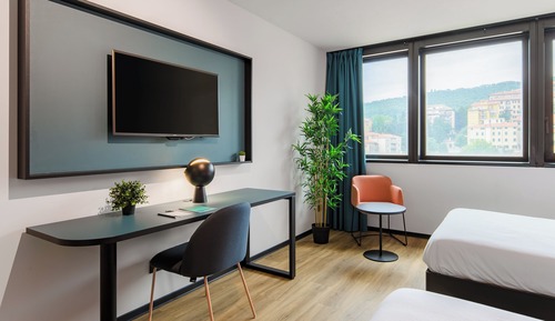 Habitación con 2 camas individuales