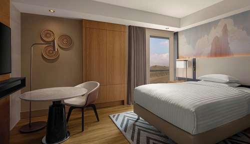 Habitación estándar, 1 cama de matrimonio, vistas a la ciudad