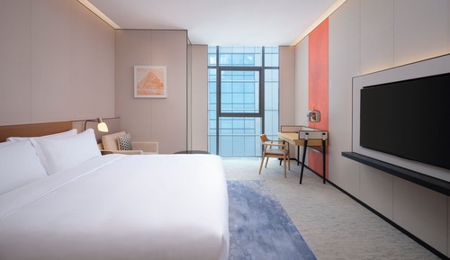 Habitación ejecutiva, 1 cama de matrimonio grande, vistas a la ciudad