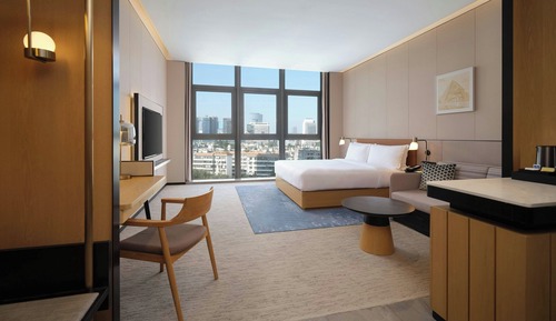 Habitación ejecutiva, 1 cama de matrimonio grande, vistas a la ciudad