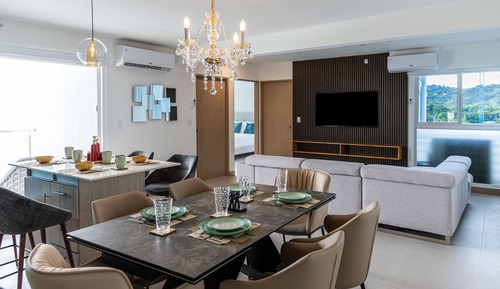 Apartamento, 2 camas de matrimonio, balcón, vistas al mar (Viva Jaco Viva Jaco 06-07B)