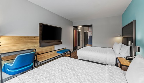 Habitación, 2 camas de matrimonio, accesible para personas con discapacidad