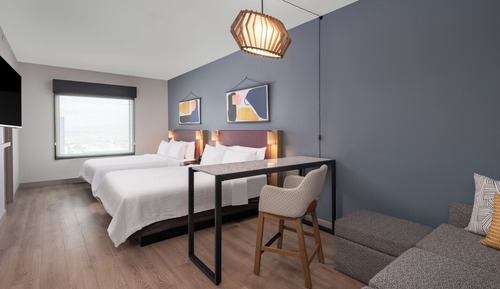Suite estudio, 2 camas de matrimonio
