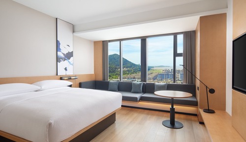 Habitación estándar, 1 cama de matrimonio grande, vistas a la ciudad