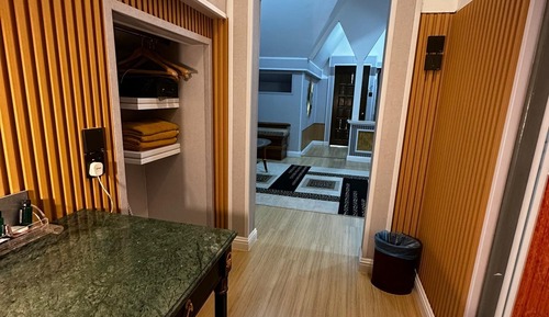 Habitación cuádruple, balcón, vistas al jardín