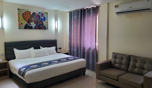 Habitación Deluxe doble, balcón, vistas a la laguna