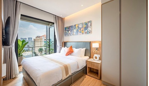 Apartamento Premium, 2 habitaciones, balcón, vistas a la ciudad
