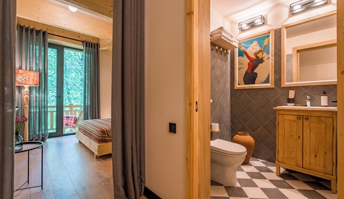 Habitación estándar doble, vistas al jardín