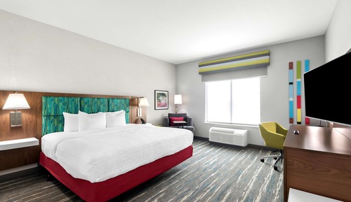 Habitación, 1 cama de matrimonio grande, frigorífico