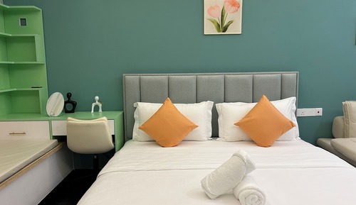 Apartamento sénior, 1 cama de matrimonio grande, no fumadores, microondas