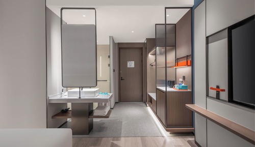 Habitación estándar, 1 cama de matrimonio grande, vistas a la ciudad