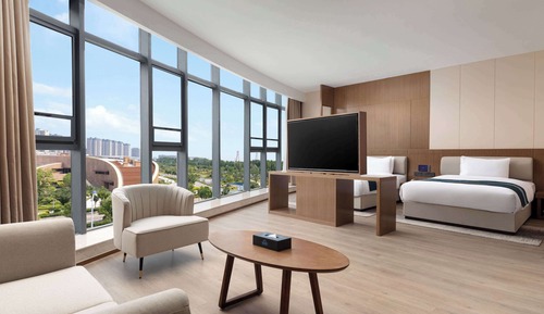 Habitación Premium, 2 camas de matrimonio, no fumadores
