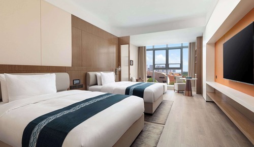 Habitación Deluxe, 2 camas de matrimonio, no fumadores