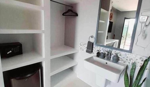 Cabaña Deluxe, 1 cama de matrimonio grande, vistas a la bahía, junto a la montaña