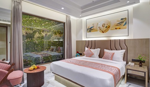Habitación Deluxe doble, vistas al jardín