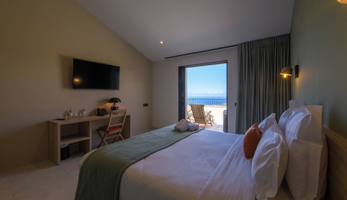 Habitación Deluxe doble, balcón, vistas al mar