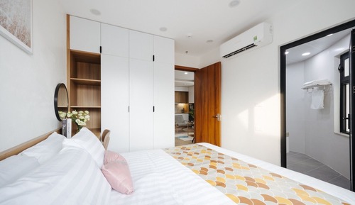 Apartamento ejecutivo, balcón, vistas al jardín