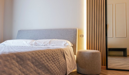 Habitación cuádruple Deluxe, balcón, vistas a la ciudad