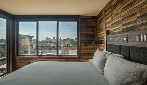 Habitación con 1 cama doble o 2 individuales, vistas a la ciudad