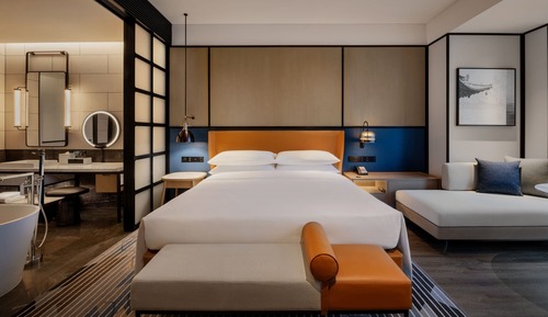 Habitación Deluxe, 1 cama de matrimonio grande, no fumadores, vistas a la ciudad