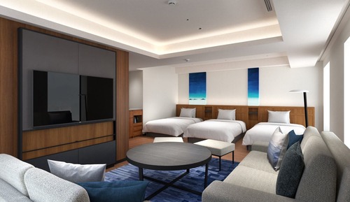 Habitación triple junior (20F-21F/High floor,South Gate)