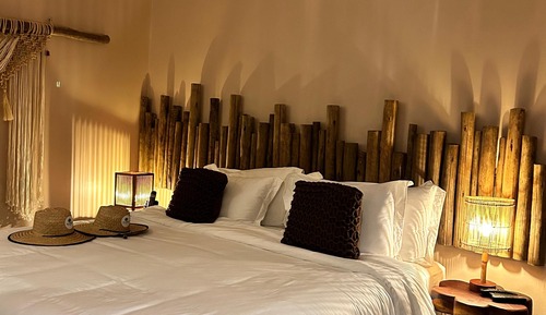 Habitación básica doble, balcón, vistas al jardín