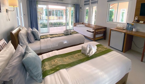 Bungalow, 3 camas individuales, accesible para personas con discapacidad