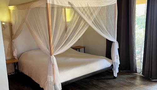 Habitación de lujo, 1 cama de matrimonio con sofá cama, vistas al mar