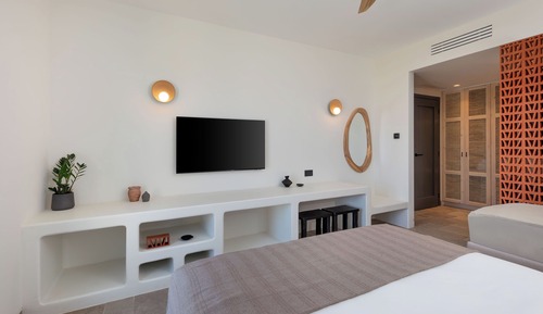 Habitación superior, balcón, vistas al mar