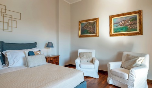 Habitación superior, vistas a la piscina