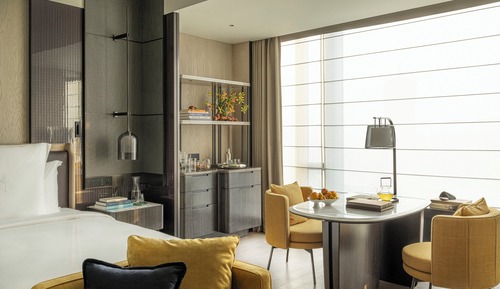 Habitación Premier, 2 camas dobles, vistas a la ciudad