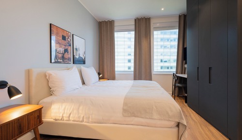 Suite, 1 cama de matrimonio grande con sofá cama