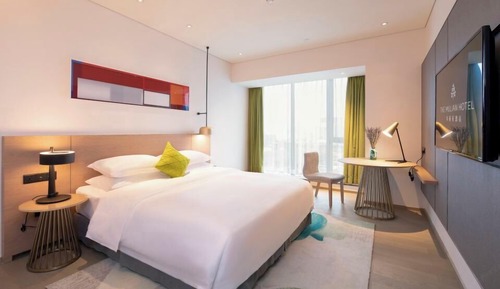 Habitación Business doble, 1 cama de matrimonio, no fumadores, vistas a la ciudad