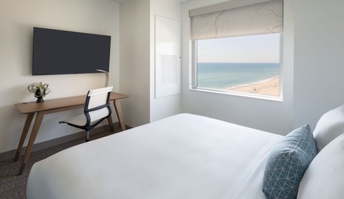 Habitación, 1 cama de matrimonio grande, vistas al mar