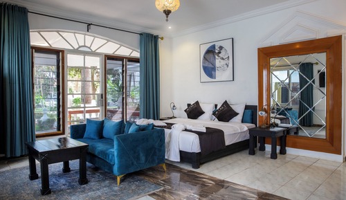 Suite superior, vistas al jardín
