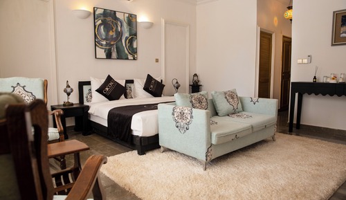 Suite presidencial, vistas al jardín