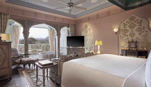 Habitación, 1 cama de matrimonio grande, piscina privada (Landmark)
