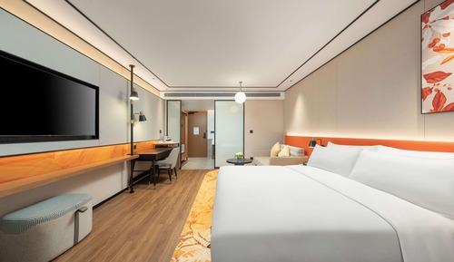 Habitación, 1 cama de matrimonio grande, accesible para personas con discapacidad