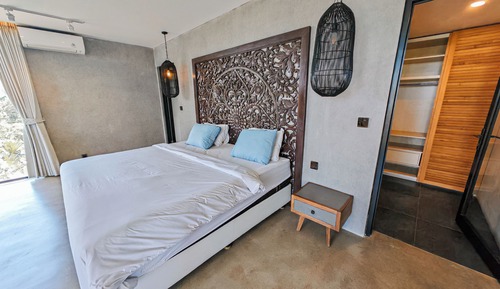 Villa superior, vistas al mar