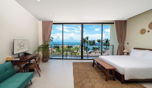Habitación Deluxe, 1 cama doble, bañera, vistas al mar