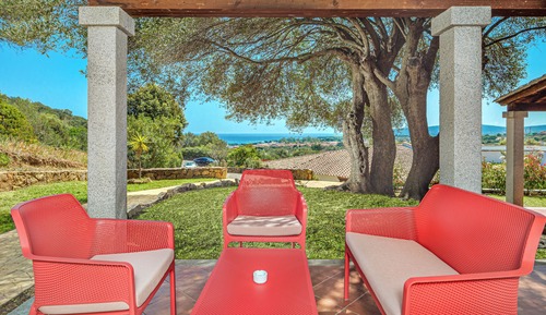 Bungalow Confort, patio, vistas al jardín