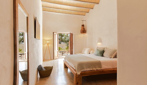 Habitación superior, 1 cama de matrimonio grande con sofá cama, vistas al mar