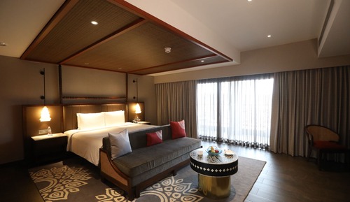 Habitación Deluxe, 1 cama de matrimonio grande, vistas al jardín