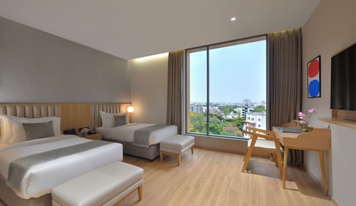 Habitación superior con 1 cama doble o 2 individuales
