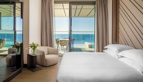 Apartamento Deluxe, 2 habitaciones, piscina privada, vistas al mar