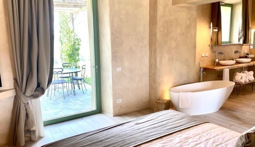 Habitación junior, patio, vistas al jardín