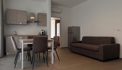 Apartamento Deluxe, cocina, en la zona del jardín